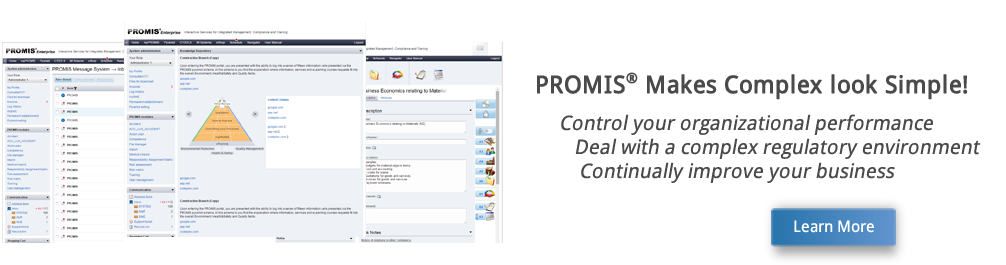 Single entry point for regulatory compliance | Compliance | PROMIS